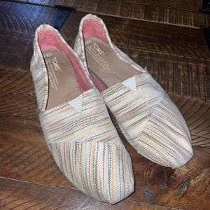 Toms Women’s Canvas-Size 8.5-Striped